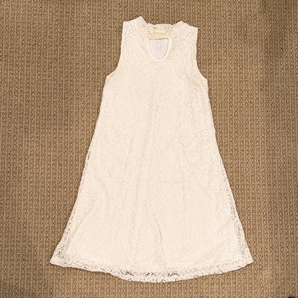 Btween White Lace Dress